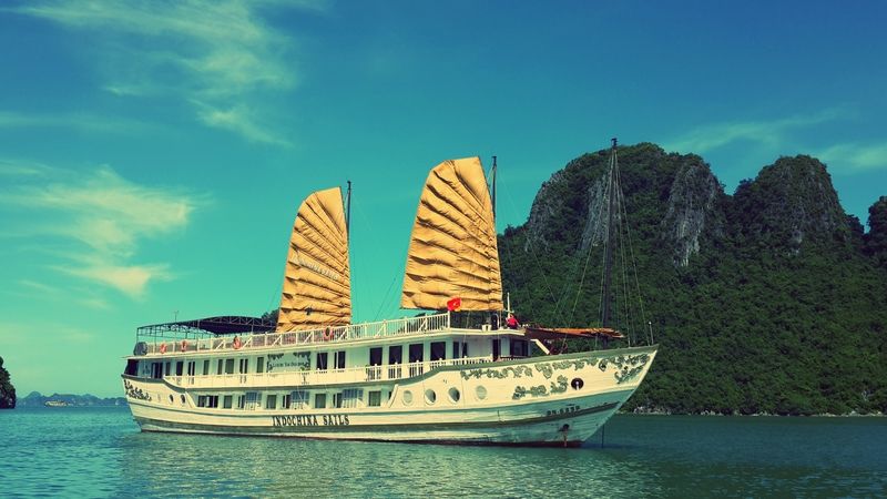 Hotel Indochina Sails Ha Long Bay Exterior foto